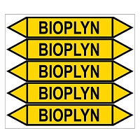Značení potrubí, bioplyn
